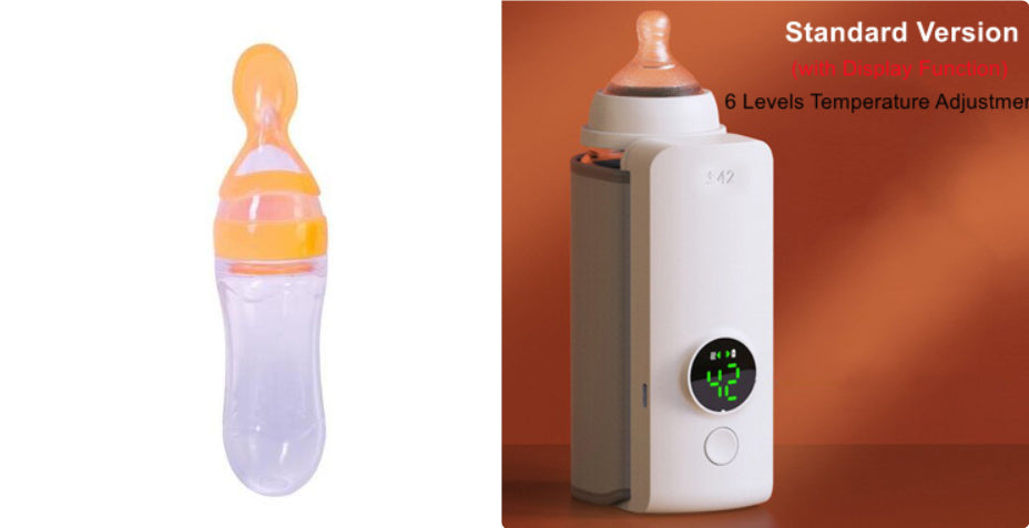 Portable Wireless Rechargeable Baby Bottle Warmer USB Charging And Heating