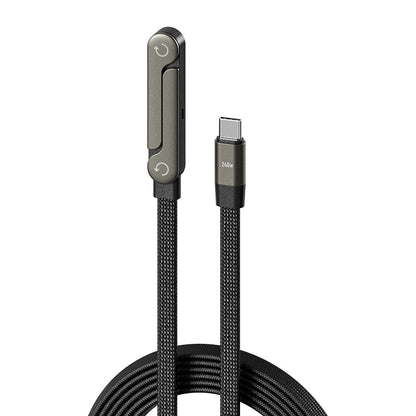 Fast Charging Foldable Bracket Data Cable 2-in-1
