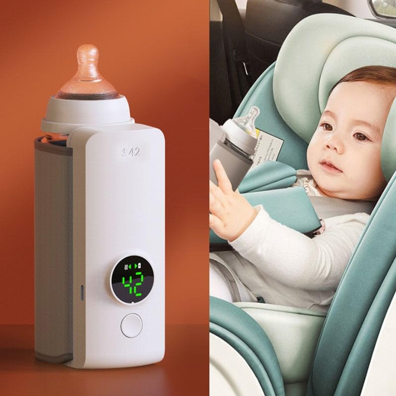 Portable Wireless Rechargeable Baby Bottle Warmer USB Charging And Heating