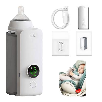 Portable Wireless Rechargeable Baby Bottle Warmer USB Charging And Heating