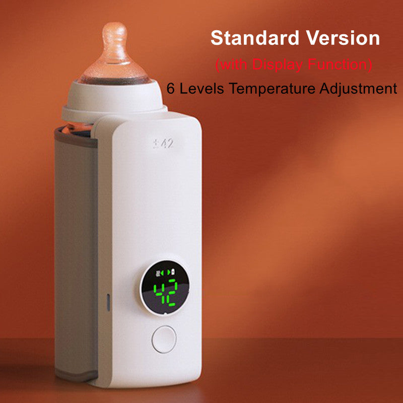 Portable Wireless Rechargeable Baby Bottle Warmer USB Charging And Heating