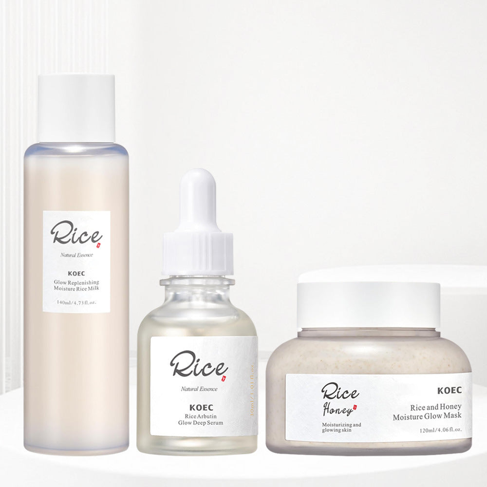 Honey Facial Skin Care Three-piece Moisturizing Care